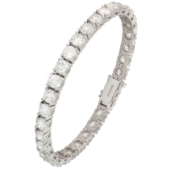 Bracciale Namuri TENNIS OV in Oro Diamante 16.3 Ct BR01OV-50F - BR01OV-50F